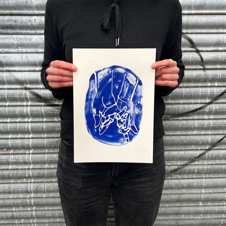 Caroline Tomlinson Print Club London Screenprint