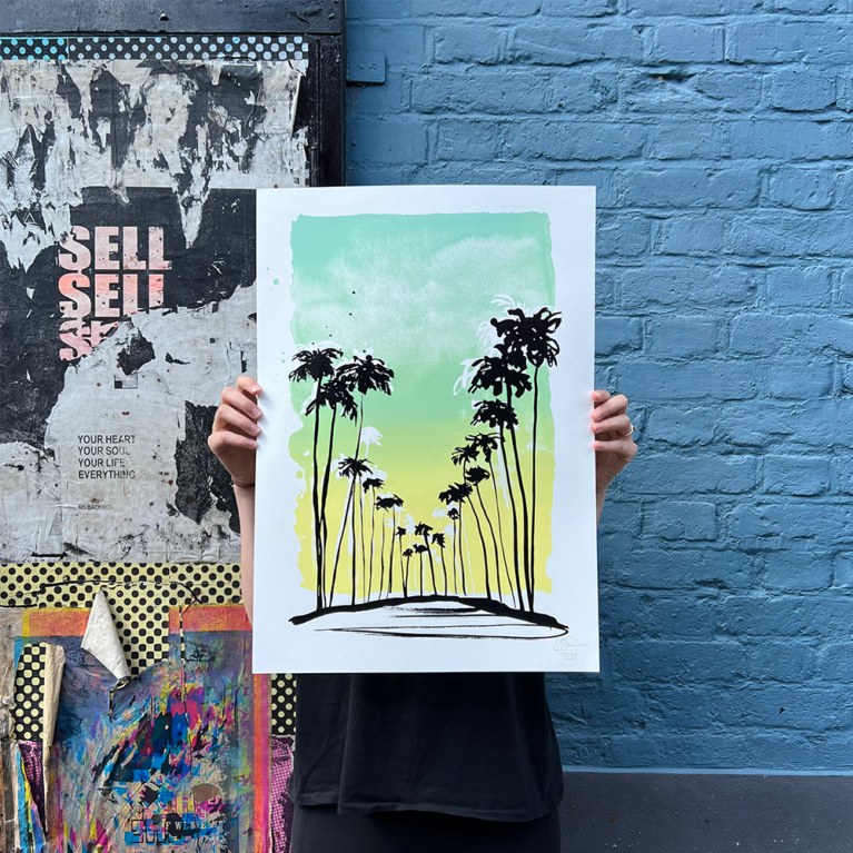 Caroline Tomlinson Print Club London Screenprint