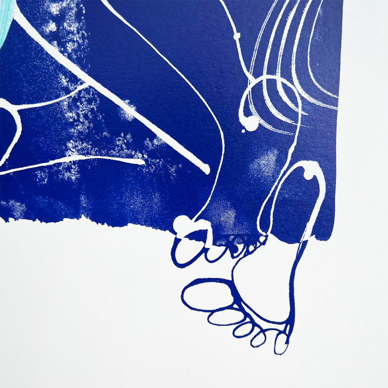 Caroline Tomlinson Print Club London Screenprint