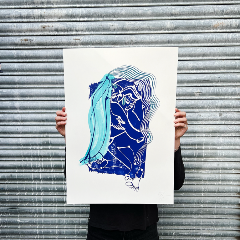 Caroline Tomlinson Print Club London Screenprint