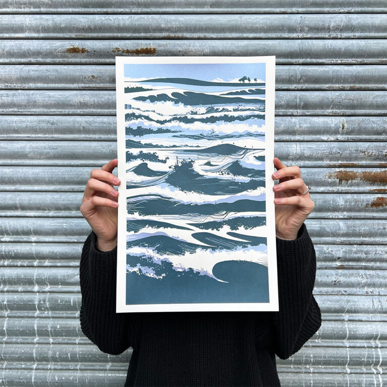 Chris Keegan Print Club London Screenprint