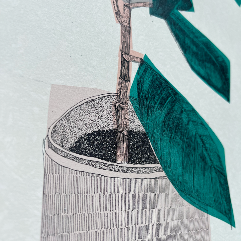 Clare Halifax Print Club London Screenprint