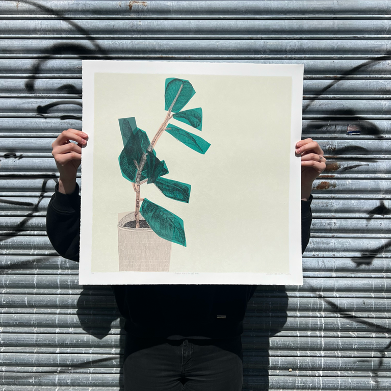 Clare Halifax Print Club London Screenprint