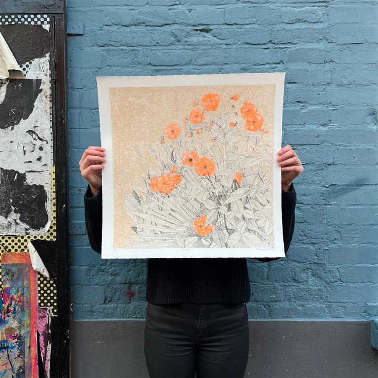 Clare Halifax Print Club London Screenprint