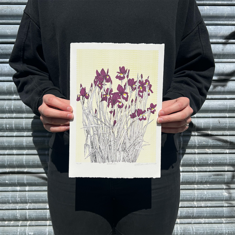 Clare Halifax Print Club London Screenprint