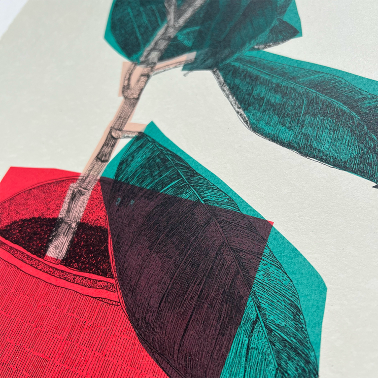 Clare Halifax Print Club London Screenprint