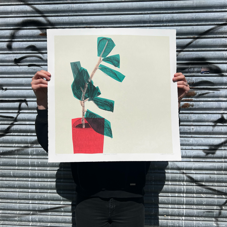 Clare Halifax Print Club London Screenprint