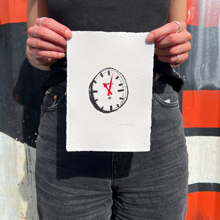 Claud Print Club London Screenprint