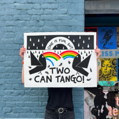 David Newton Print Club London Screenprint