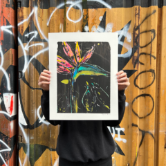 M.E. Ster Molnar Print Club London Screenprint