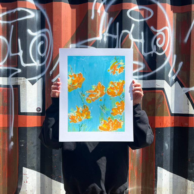 M.E. Ster-Molnar Print Club London Monoprint