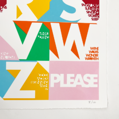 Redbellyboy Print Club London Screenprint