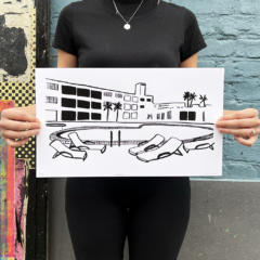 Charlotte Windsor Print Club London Screenprint