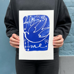 Caroline Tomlinson Print Club London Screnprint