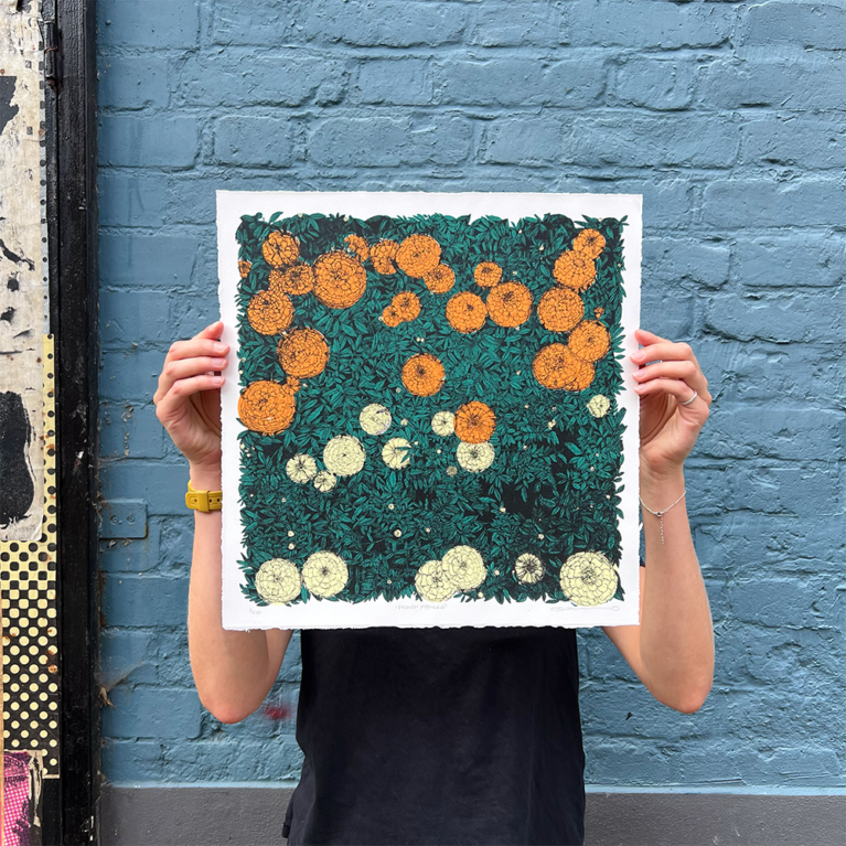 Clare Halifax Print Club London Screenprint