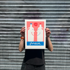 Max Machen Print Club London Screenprint