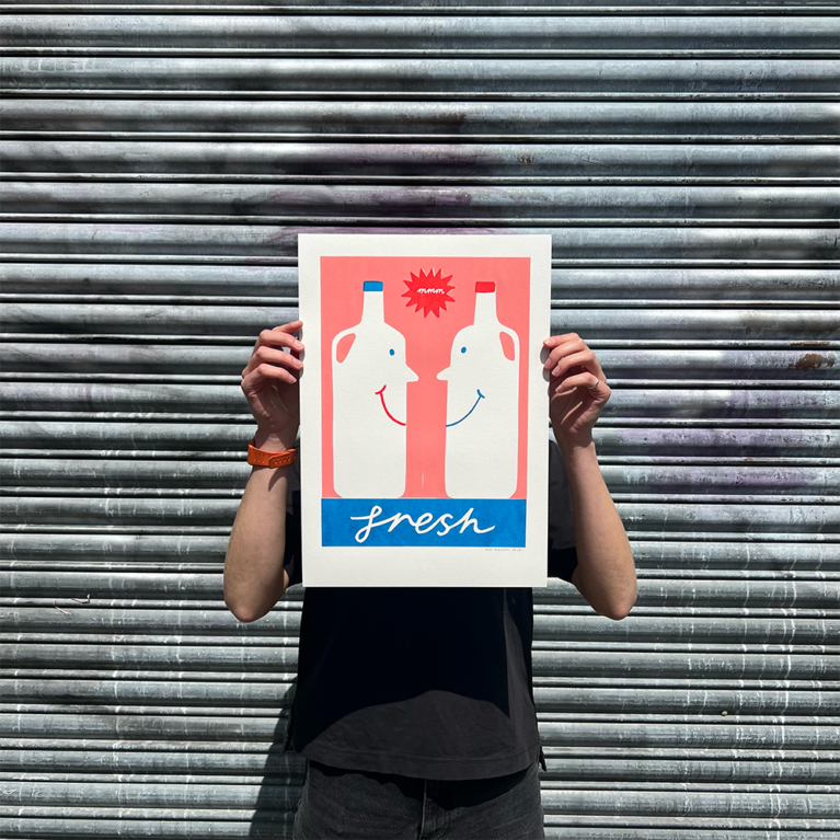 Max Machen Print Club London Screenprint