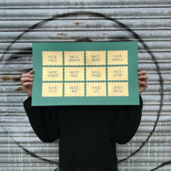 Gill Sheraton Print Club London Screenprint