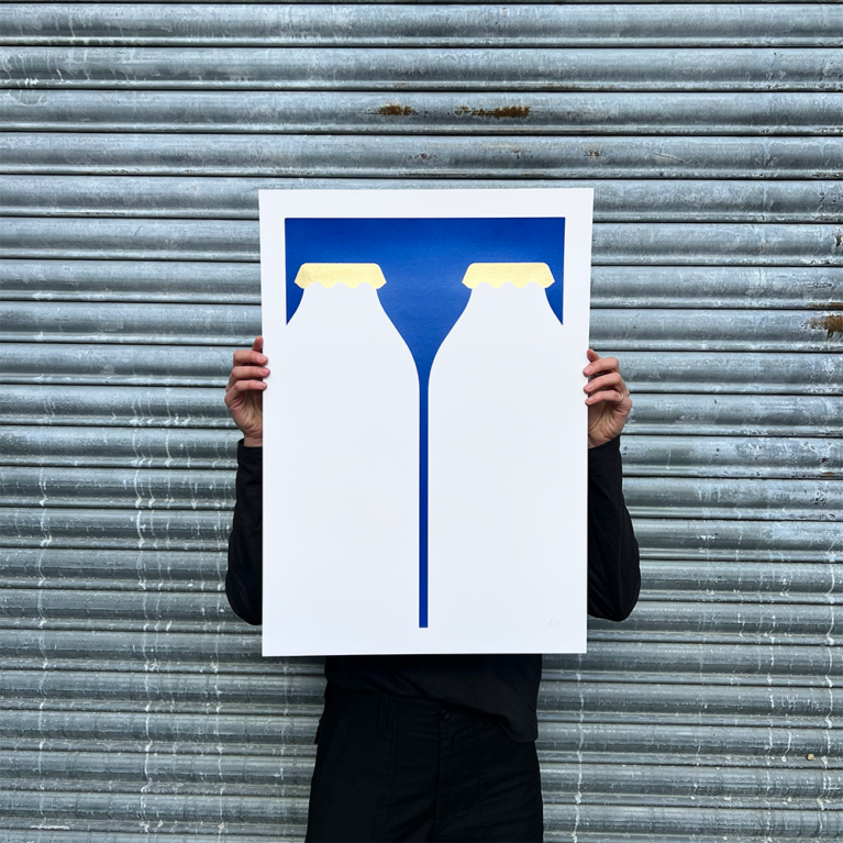 Gill Sheraton Print Club London Screenprint