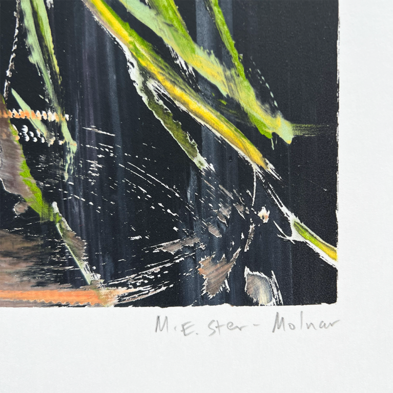 M.E. Ster Molnar Print Club London Screenprint