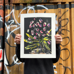 M.E. Ster Molnar Print Club London Screenprint