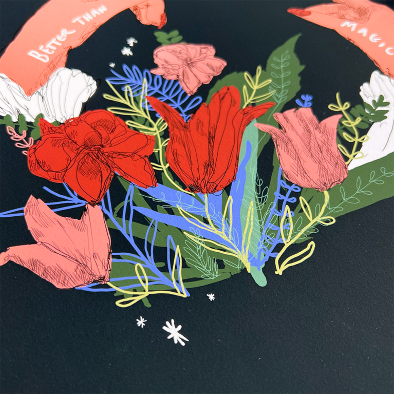 Hannah Gilson Print Club London Screenprint