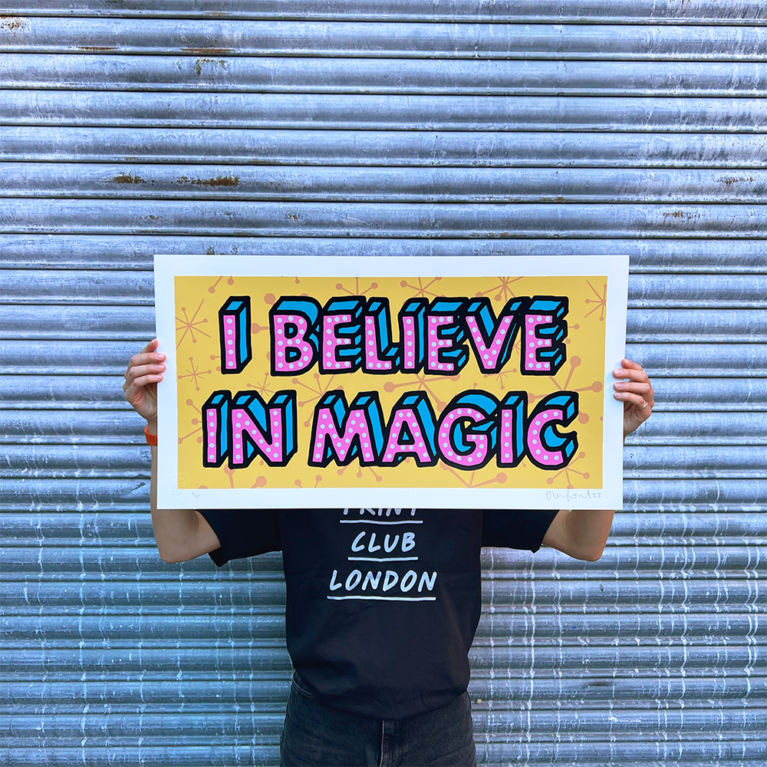 Oli Fowler Print Club London Screenprint