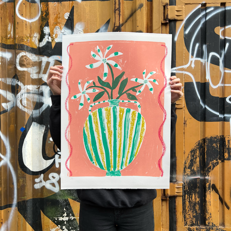 Rosie Harbottle Print Club London Screenprint