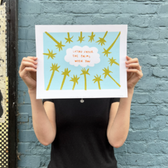 Charlotte Windsor Print Club London Screenprint