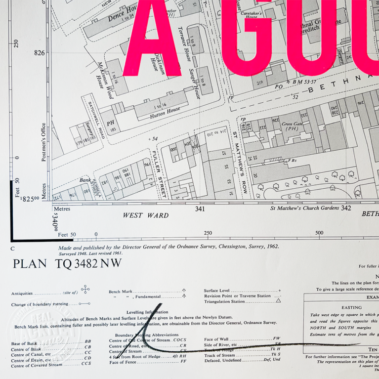 Dave Buonaguidi Print Club London Screenprint