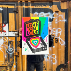 David Newton Print Club London Screenprint