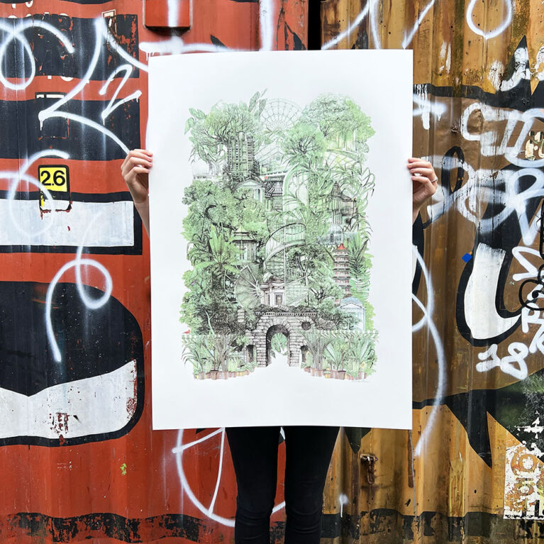 Lucille Clerc Print Club London Screenprint