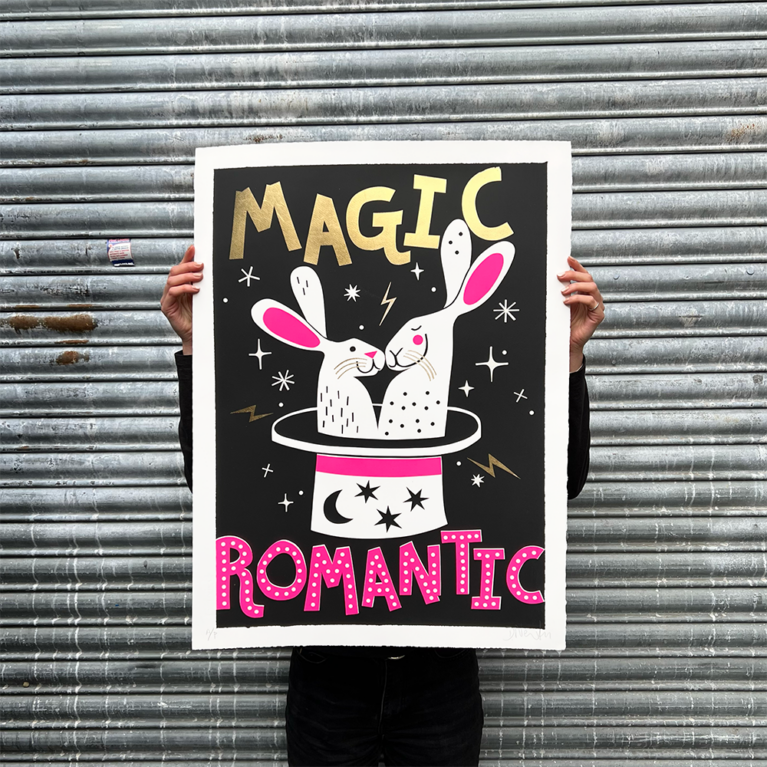 David Newton Print Club London Screenprint