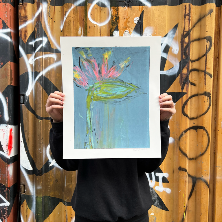 M.E. Ster Molnar Print Club London Screenprint