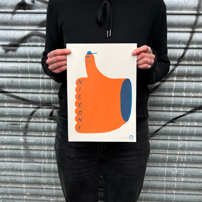 Max Machen Print Club London Screenprint