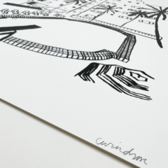 Charlotte Windsor Print Club London Screenprint