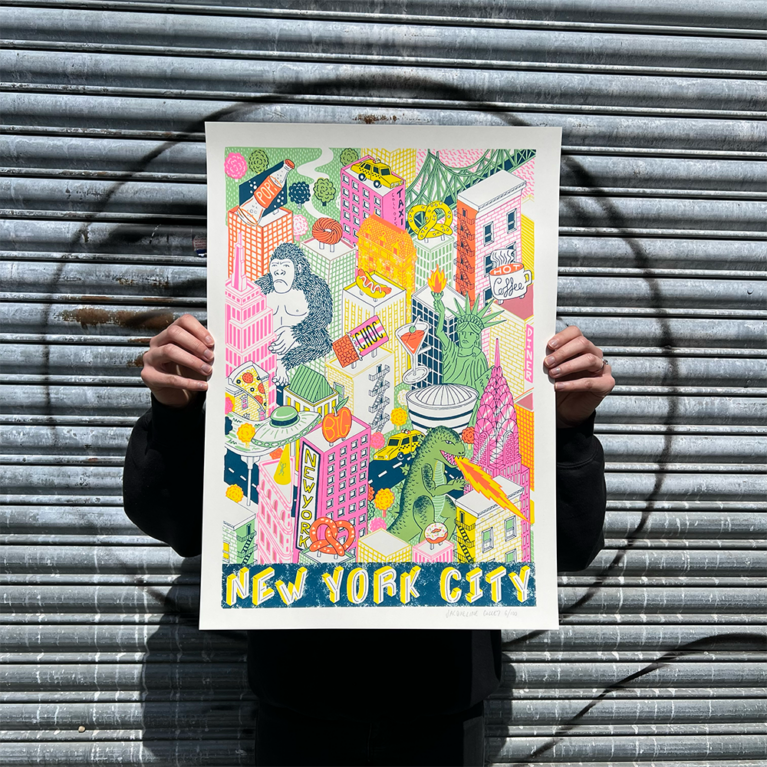 Jacqueline Colley Print Club London Screenprint