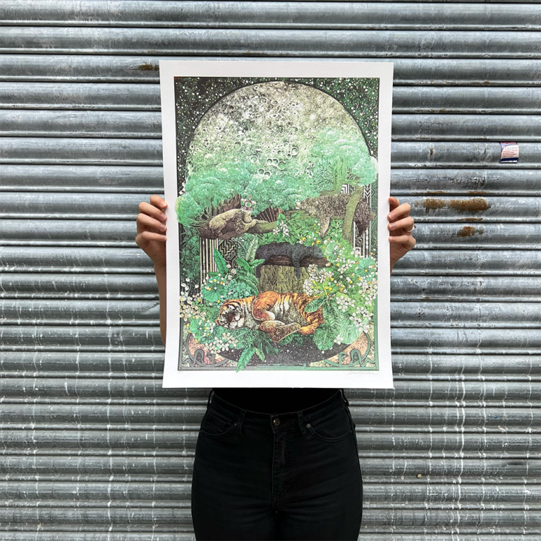 Lucille Clerc Print Club London Screenprint