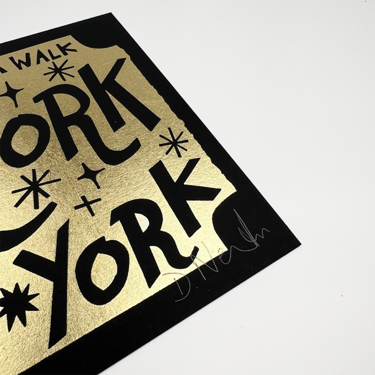 David Newton Print Club London Screenprint