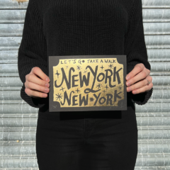 David Newton Print Club London Screenprint