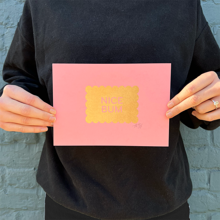 Gill Sheraton Print Club London Screenprint