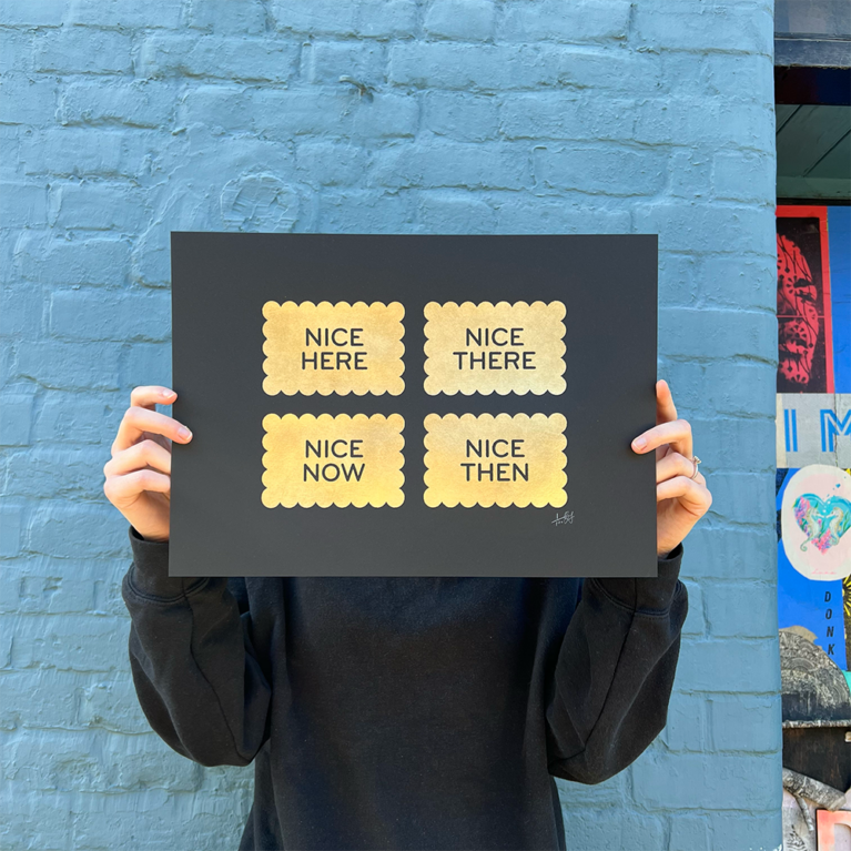 Gill Sheraton Print Club London Screenprint