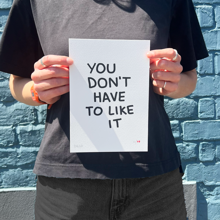 Diego Arellano Print Club London Screenprint