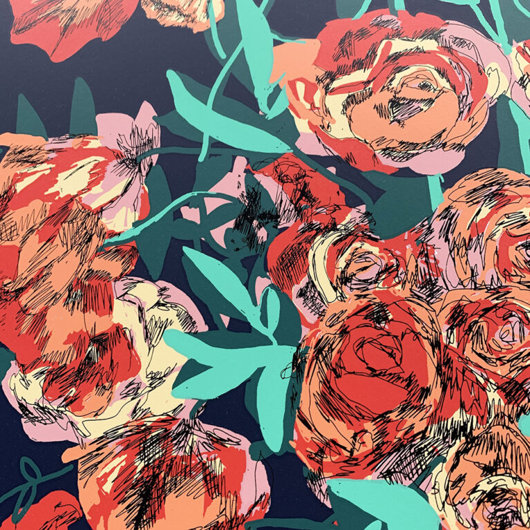 Hannah Gilson Print Club London Screenprint