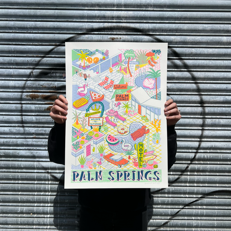 Jacqueline Colley Print Club London Screenprint