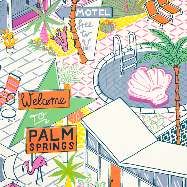 Jacqueline Colley Print Club London Screenprint