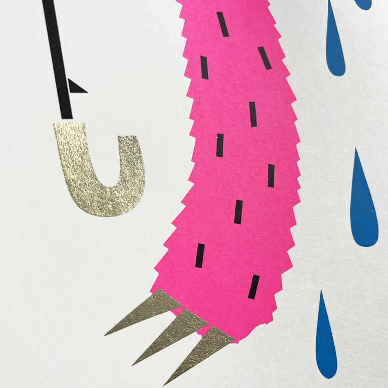 David Newton Print Club London Screenprint