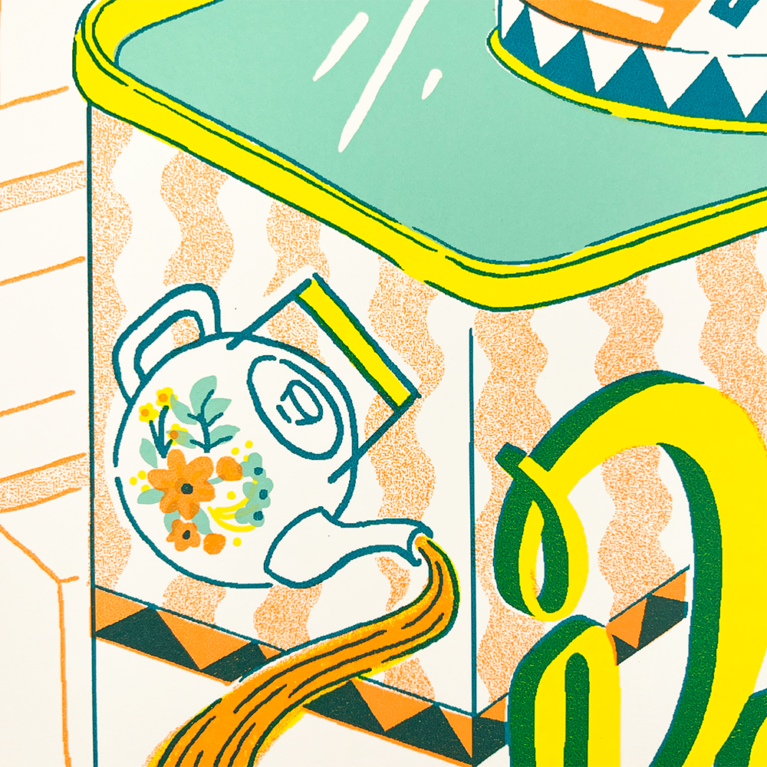 Jacqueline Colley Print Club London Screenprint