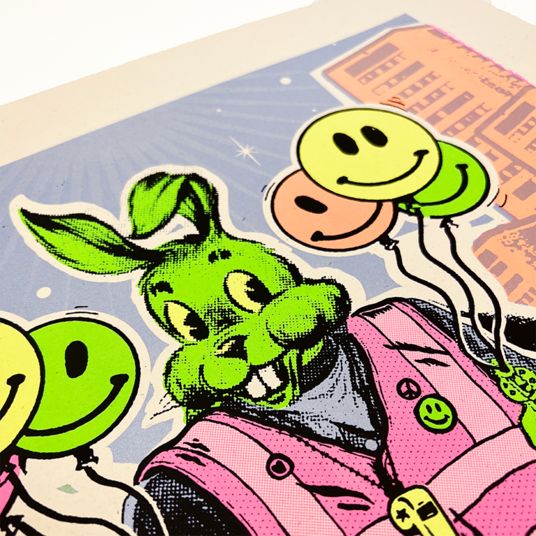 Ben Rider Print Club London Screenprint