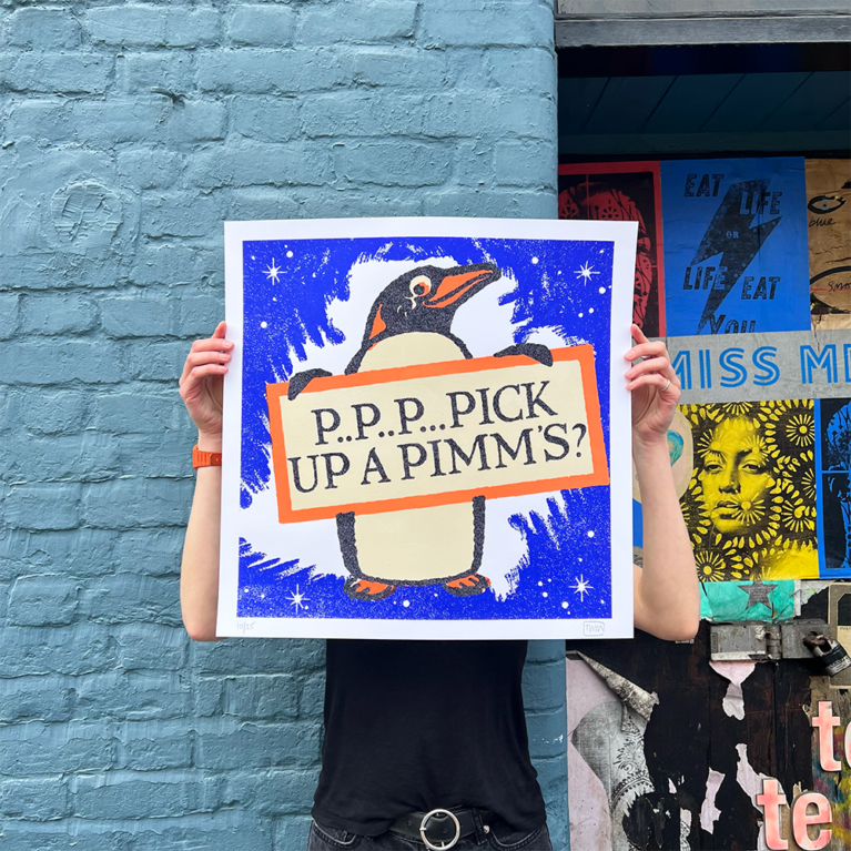 Rob Timm Print Club London Screenprint